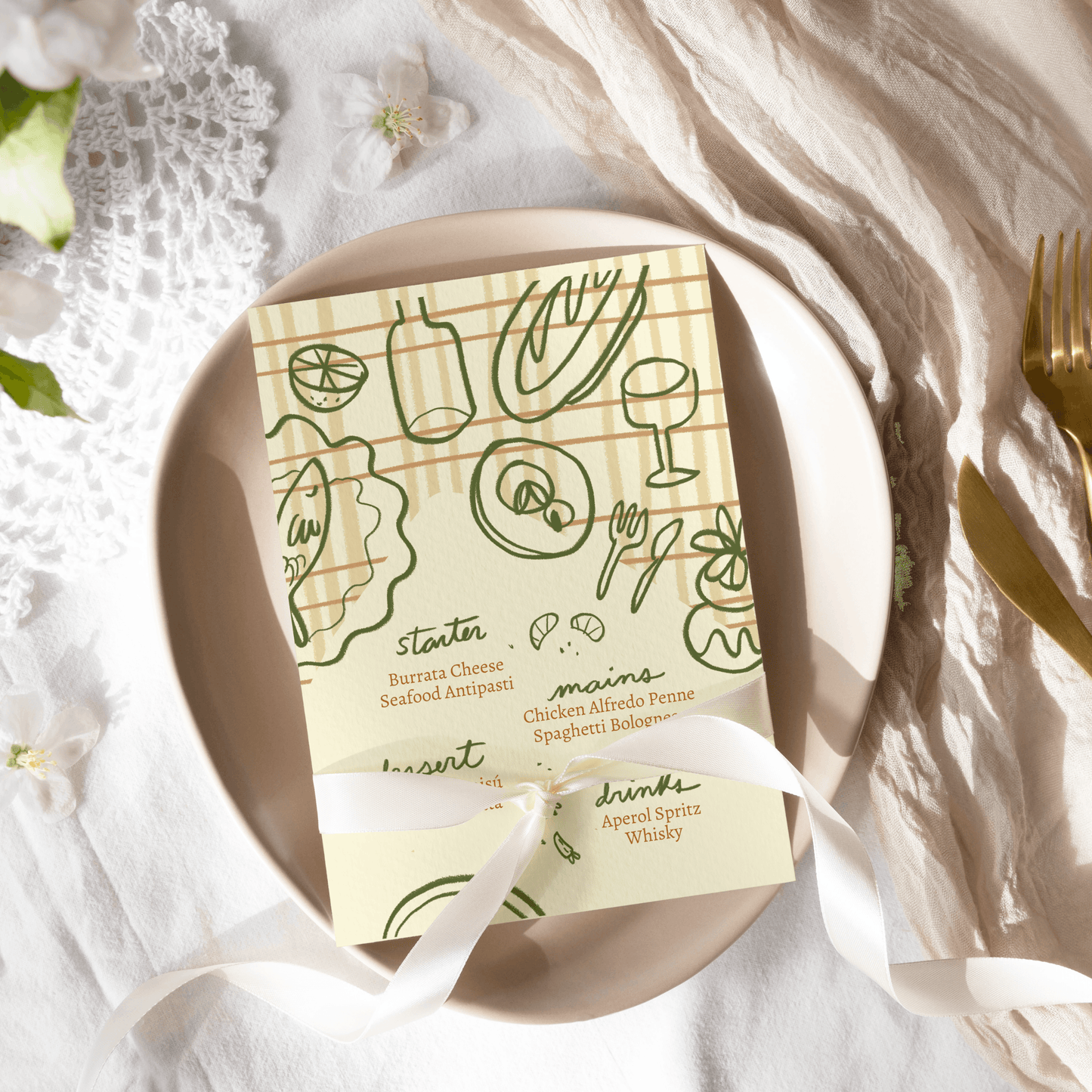 Dinner is Served Menu