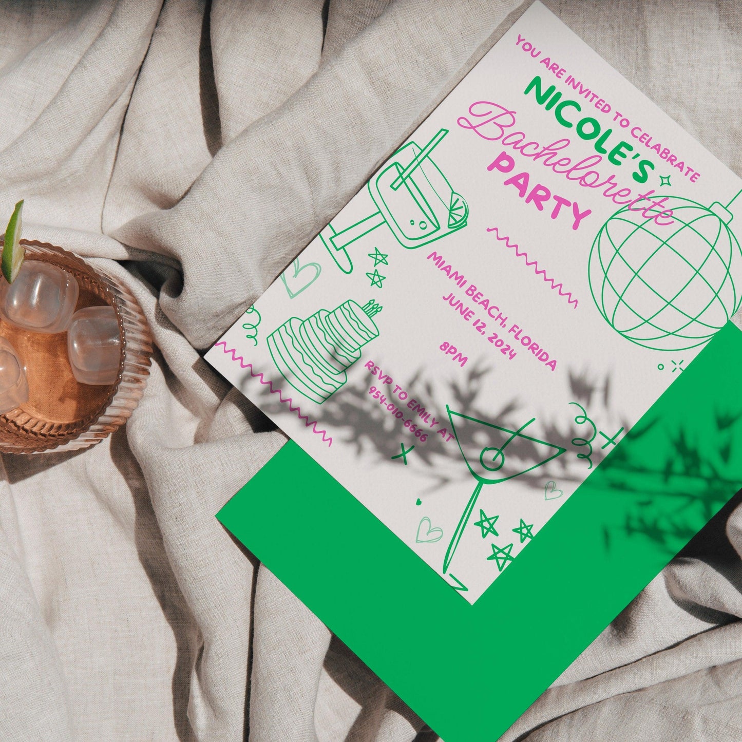 Bachelorette Party Invite