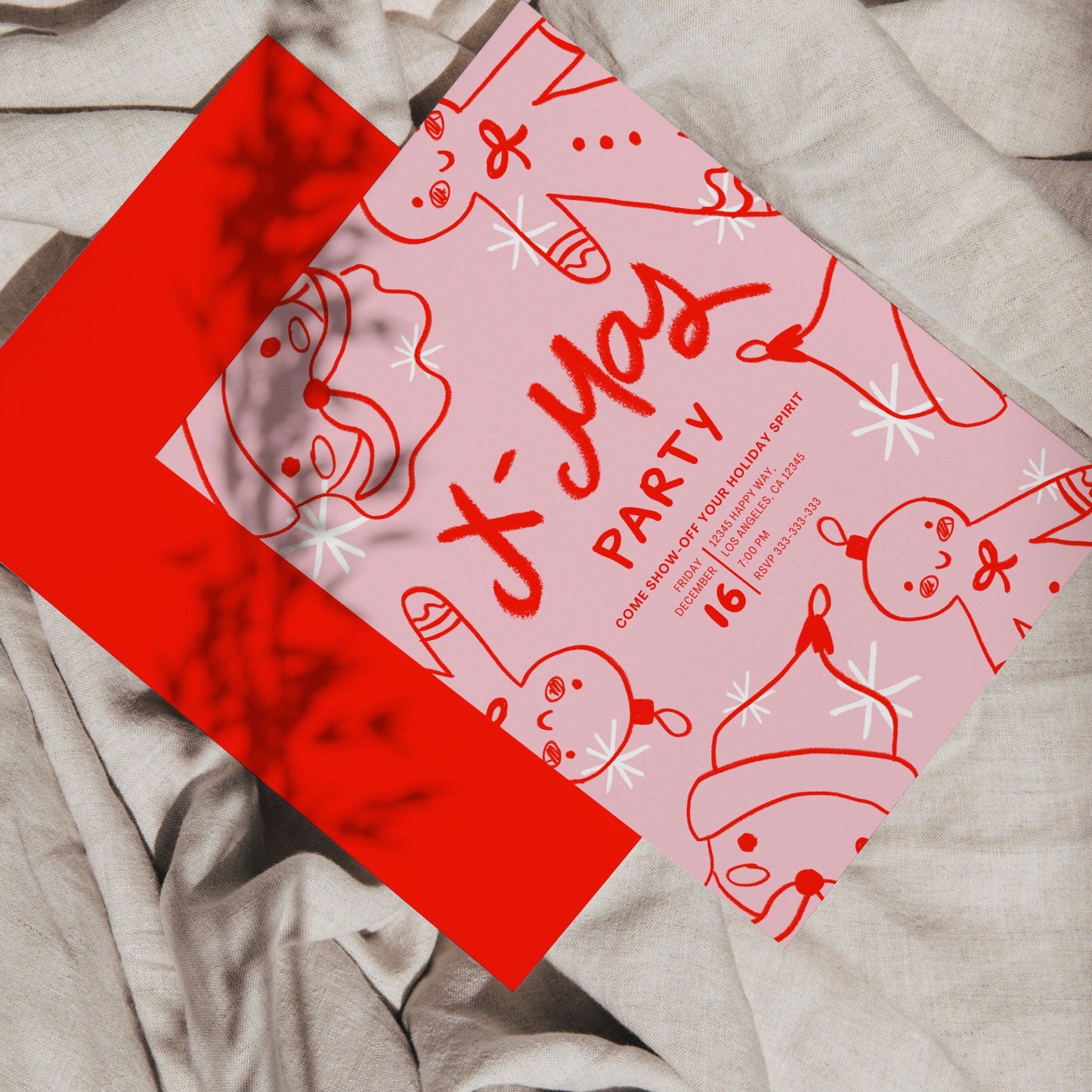 Editable Xmas Party Invitation