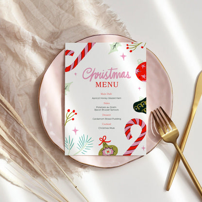 Christmas Dinner Menu