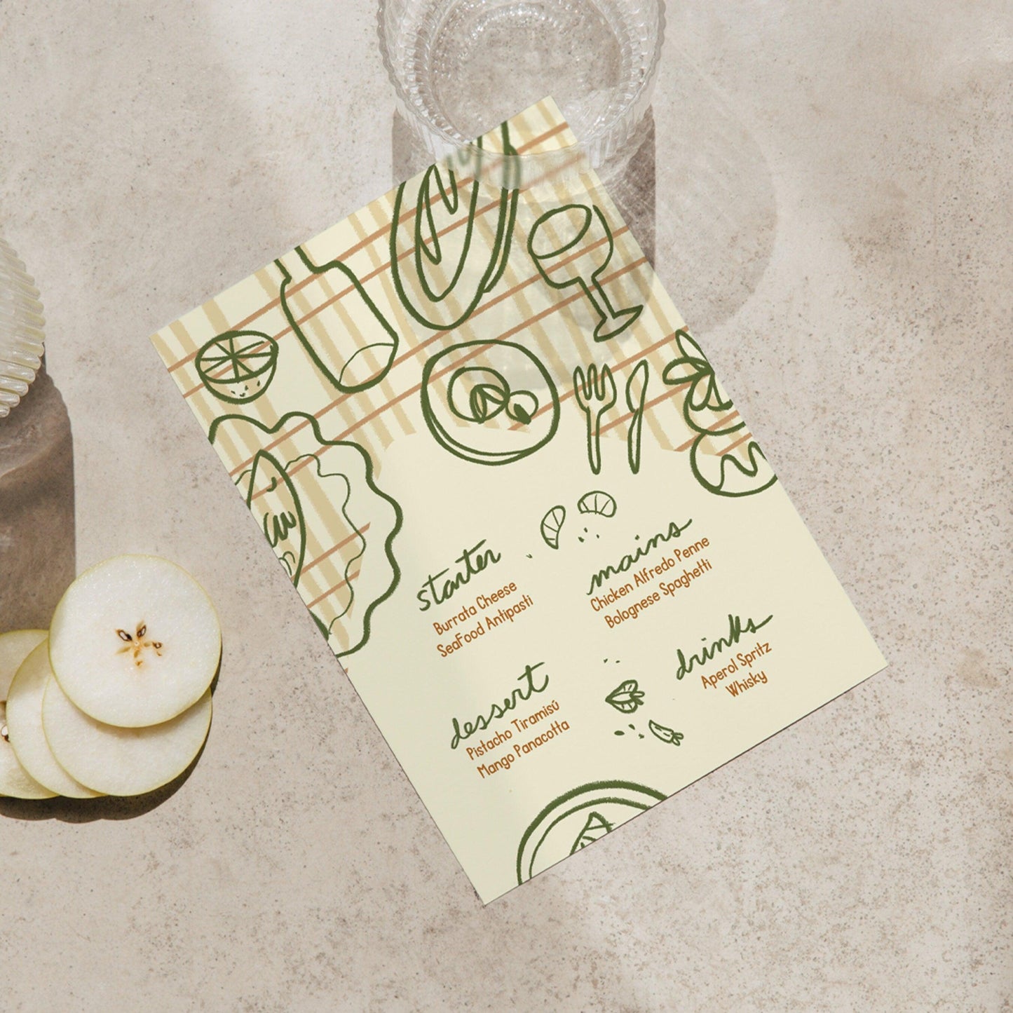 Dinner is Served Menu
