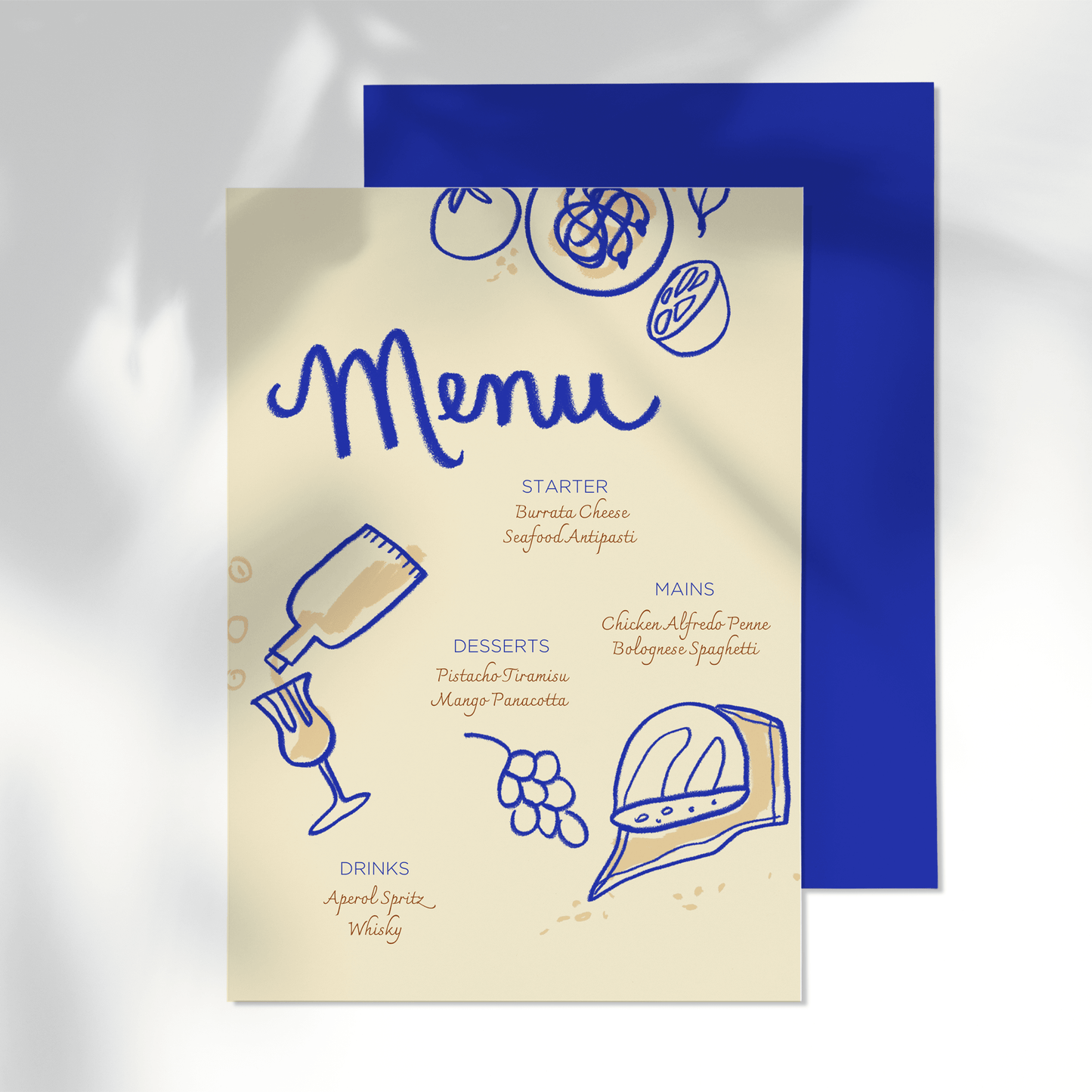Bread & Wine Dinner Menu