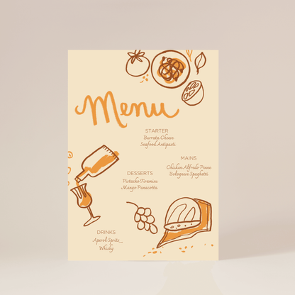 Bread & Wine Dinner Menu