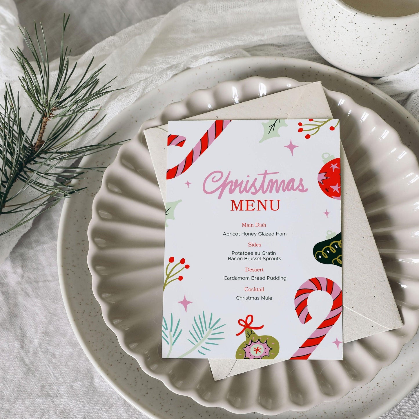 Christmas Dinner Menu
