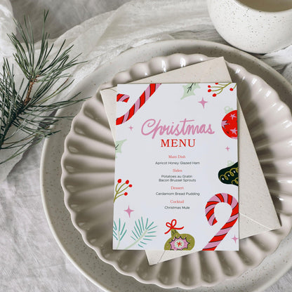 Christmas Dinner Menu