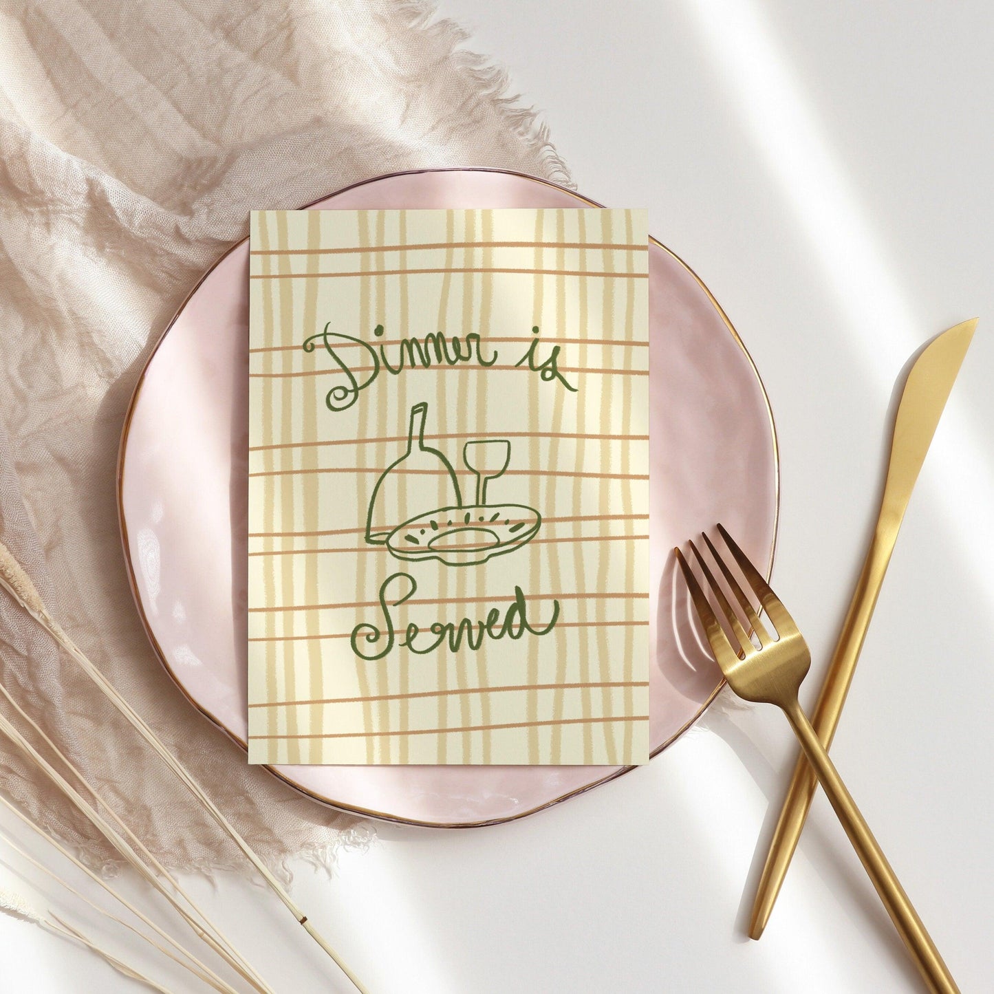 Dinner is Served Menu