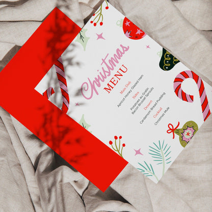 Christmas Dinner Menu