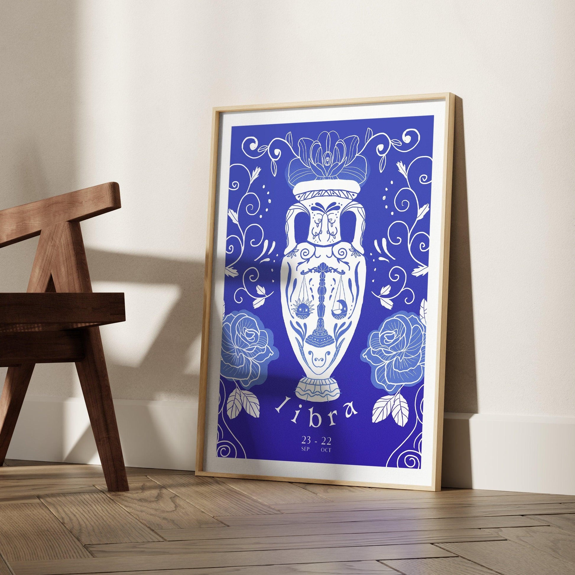 LIBRA ZODIAC PRINT - Zodiac Printable, Libra Zodiac Gifts, Libra Constellation Print, Zodiac Horoscope print, Zodiac Sign, Digital Download
