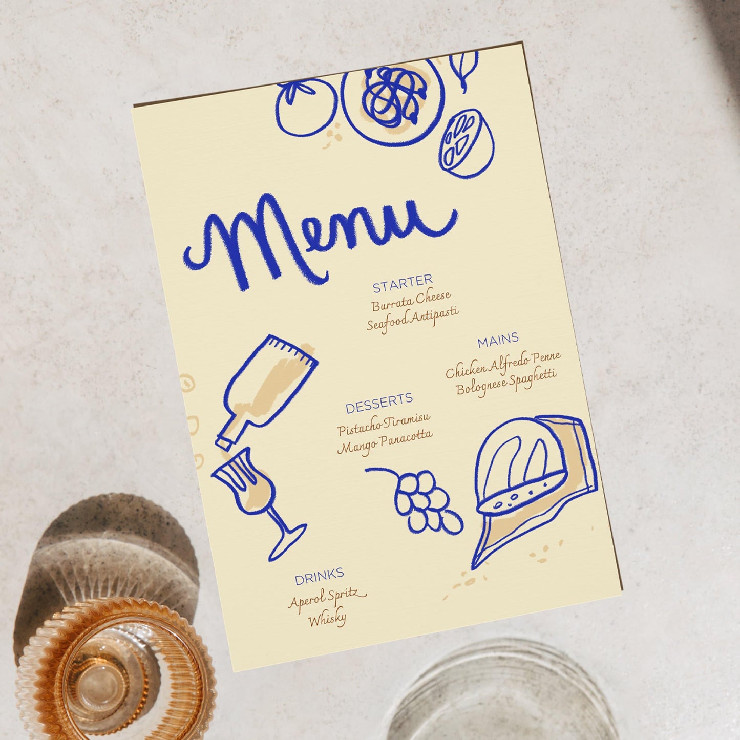 Bread & Wine Dinner Menu