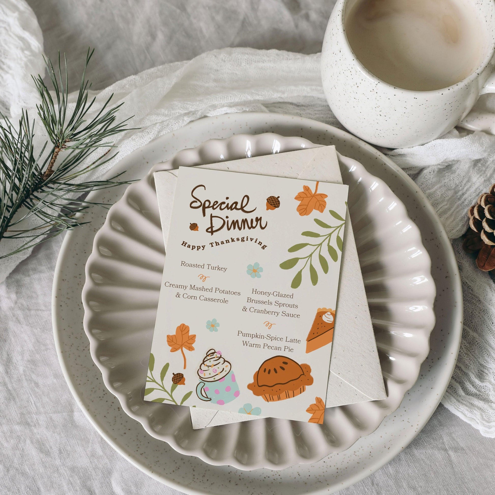 SELF EDITABLE THANKSGIVING - Invitation Friendsgiving Invitation Thanksgiving Dinner Invitation, Let&#39;s Give Thanks Invitation Digital Invite