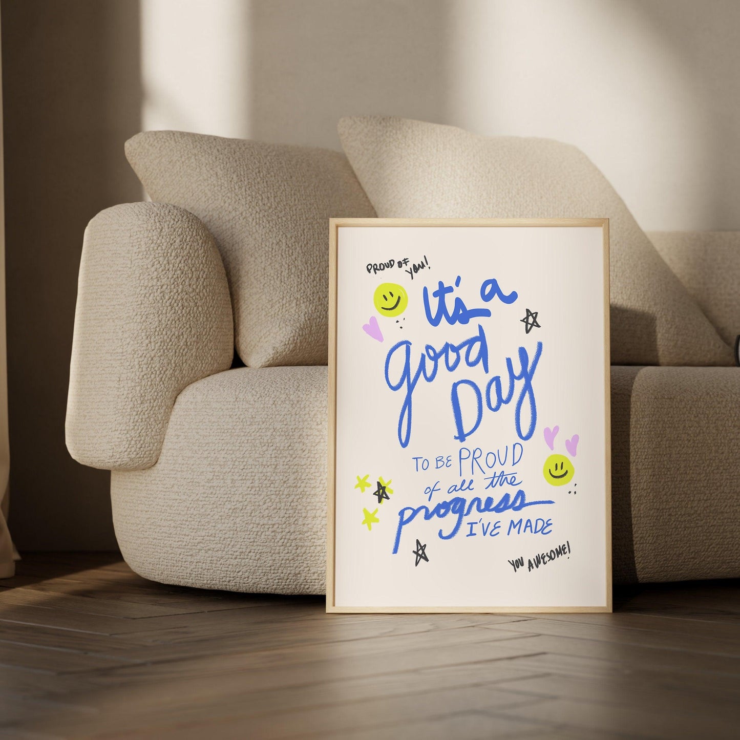 It's a Good Day Printable Wall Art, Motivational Quote Print, Inspirational Wall Art, Positive Affirmation Poster, Motivational Sign