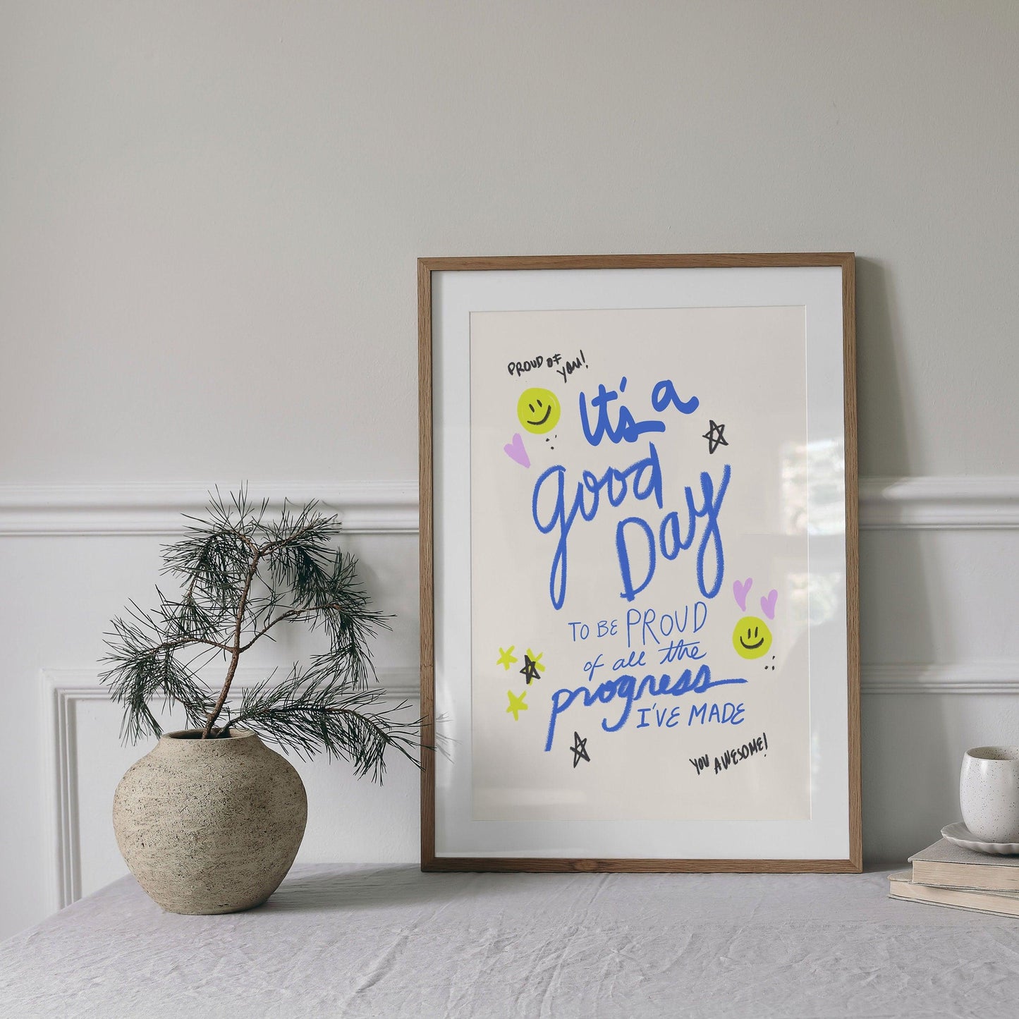 It's a Good Day Printable Wall Art, Motivational Quote Print, Inspirational Wall Art, Positive Affirmation Poster, Motivational Sign