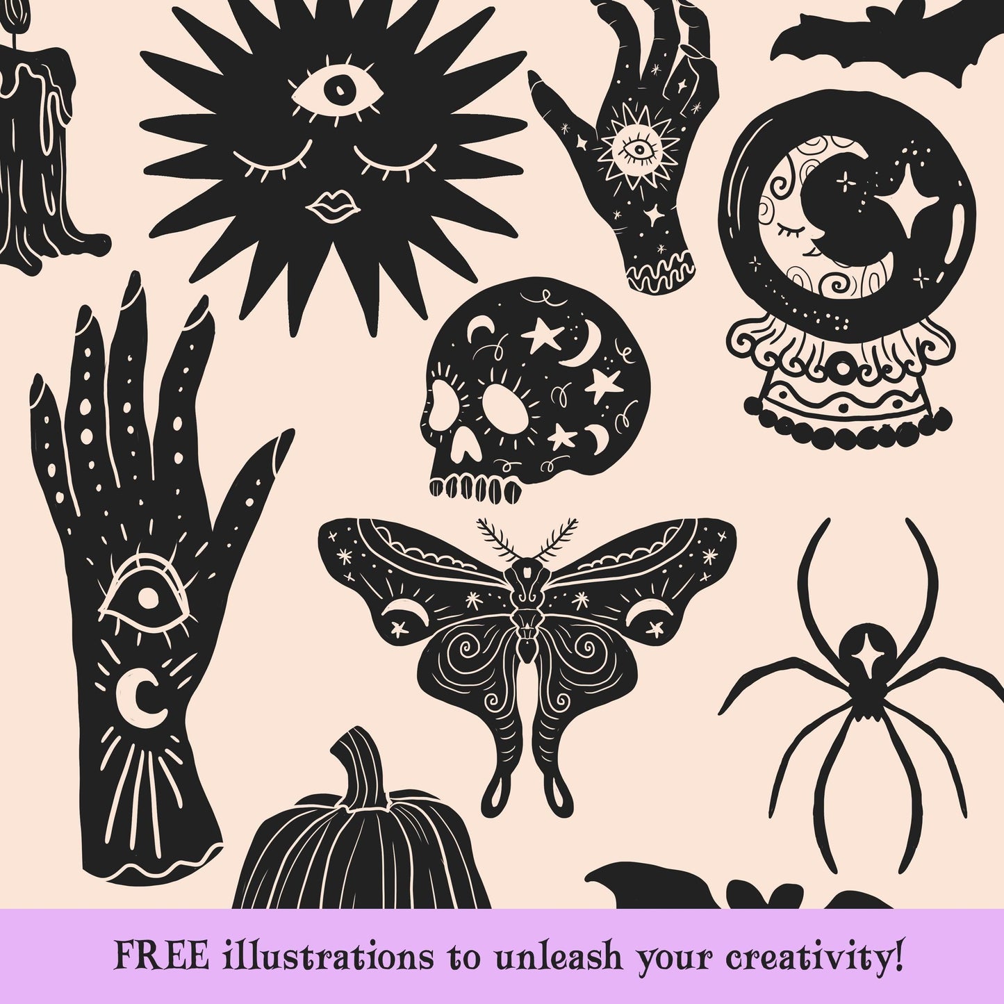 HALLOWEEN COSTUME PARTY Invitation | Editable Costume Contest Invite | Halloween Canva Template | Printable 5 x 7 Card | Spooky Clip Art